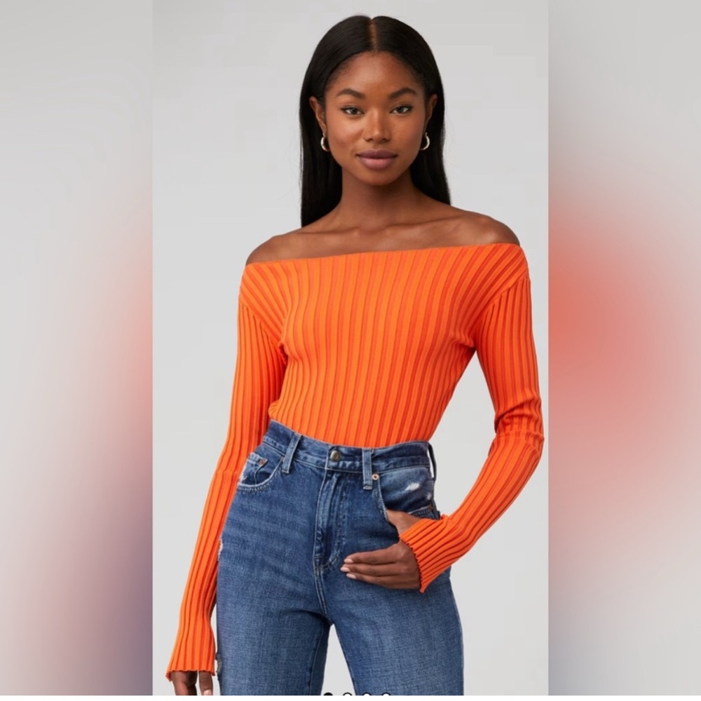 Alessandra Orange Sweater